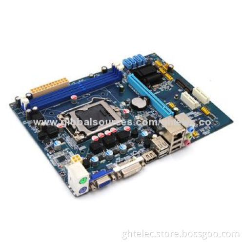 Dual-channel 4 x SATA 3GB/Second Connector H61 Motherboard, Supports DDR3 1,333/1,066/800 Memory